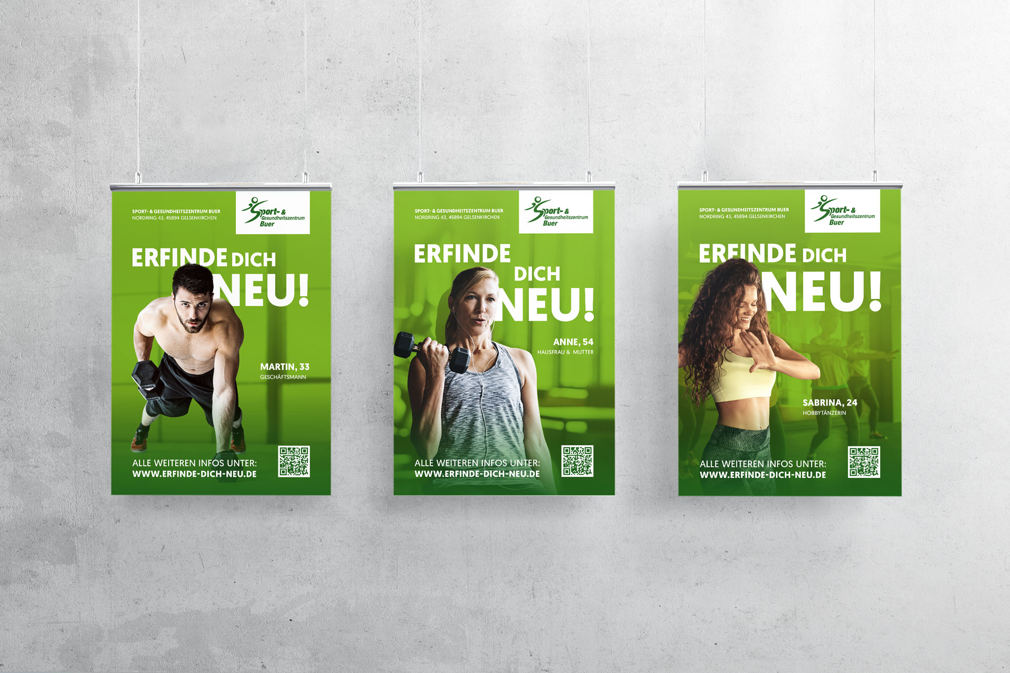 Case Studies klassisch kreativ Imagekampagne ERFINDE DICH NEU Poster