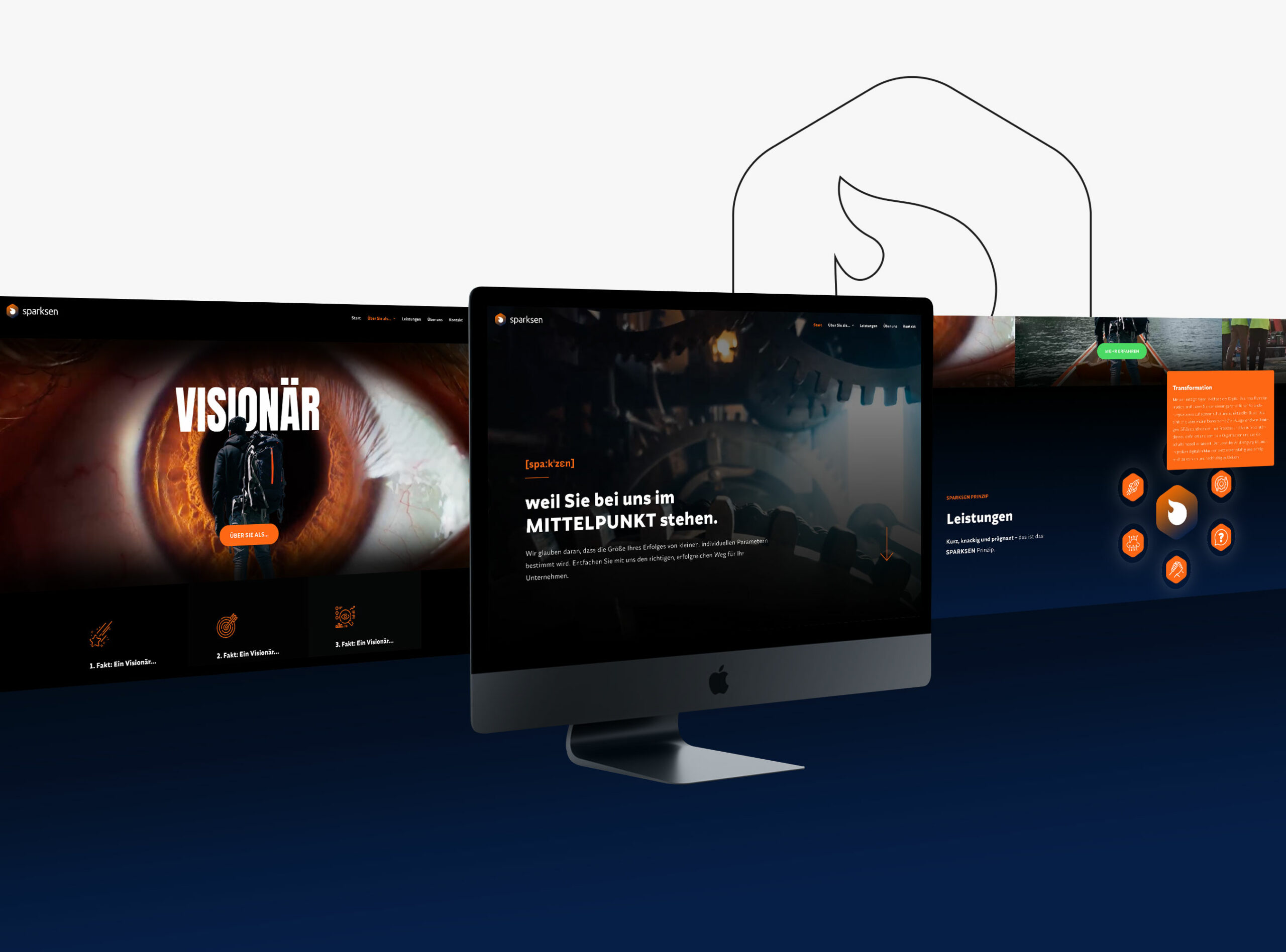 Case Studies Modernes Online Website In eigener Sache Website für SPARKSEN Hero