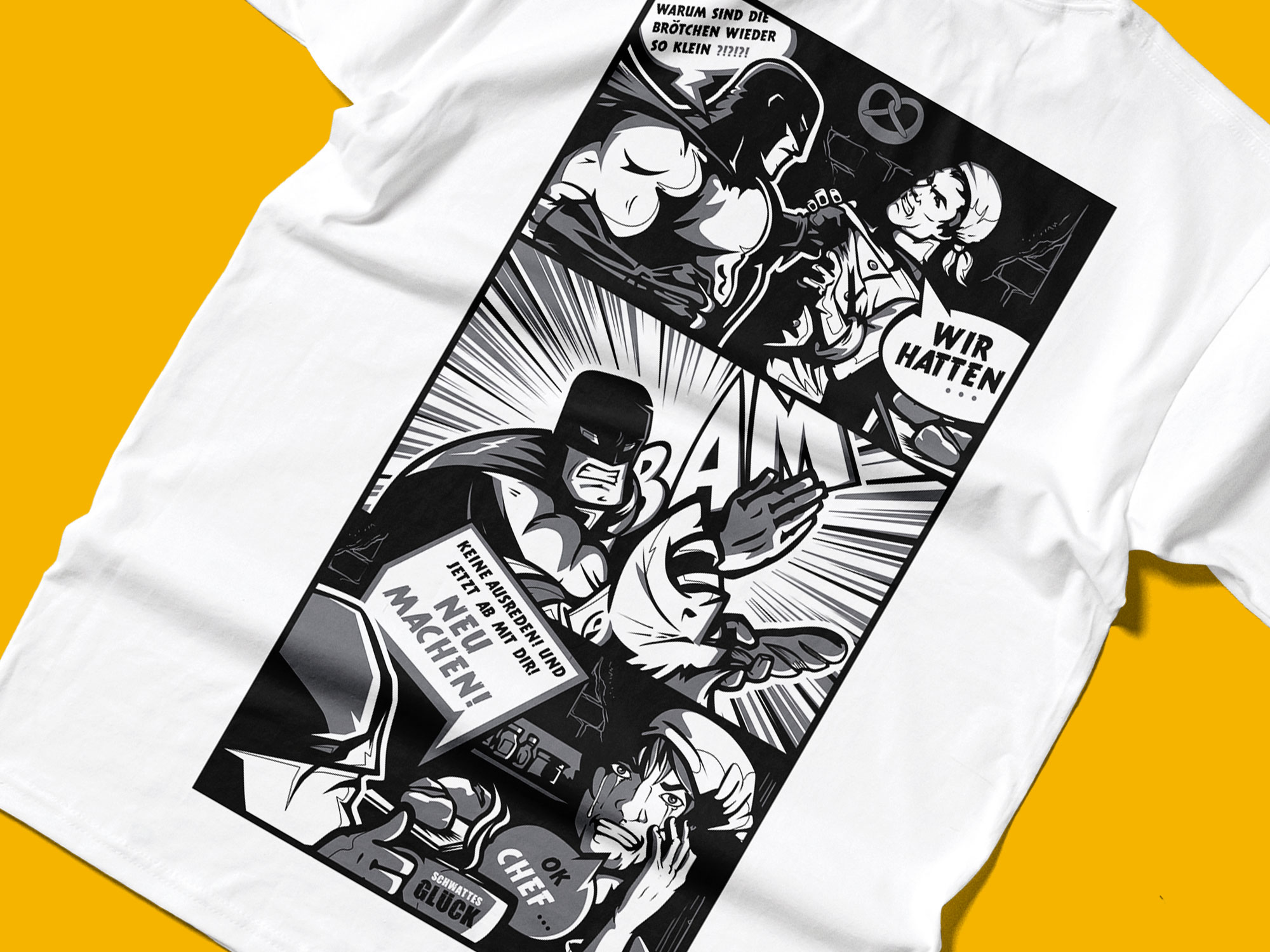 Case Studies klassisch kreativ Mitarbeiterkampagne Borbäcker Siebers Merchandise T-Shirt